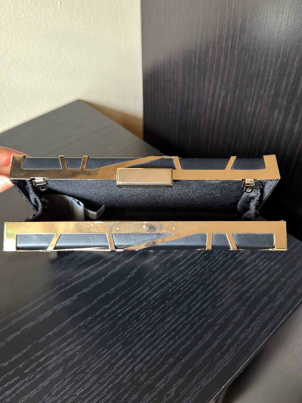 Black Evening Clutch - Picture 4 of 5